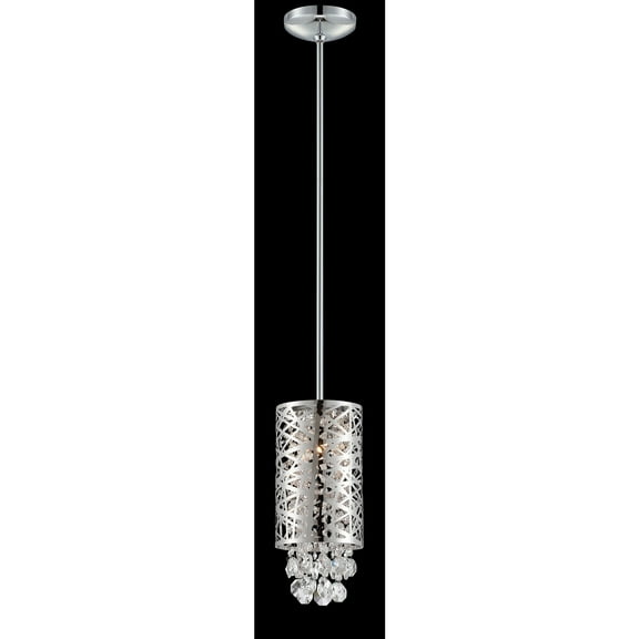 Lite Source Benedetta 2 Light Pendant in Chrome