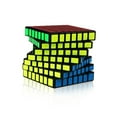thumbnail image 1 of QiYi Professional Sticker Magic Cube Base Getting Started 3x3x3 4x4x4 5x5x5 Megaminx Speed Twist Puzzle Magic Cube for Children, 1 of 7