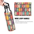 thumbnail image 4 of Yayeee 20oz Insulated Water Bottle Double Wall Stainless Steel with Flip Straw Lid, Beige Jar, 4 of 7