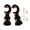 Coffee, variant on Heavy Duty Wooden Curtain Rod Holders Neutral Wood Color Curtain Holders Pair Round Base Designs Brackets for 28mm Rod