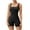 Black, variant on Women's Workout Seamless Jumpsuit Sleeveless Yoga Bodycon One Piece Tank Top Leggings Romper