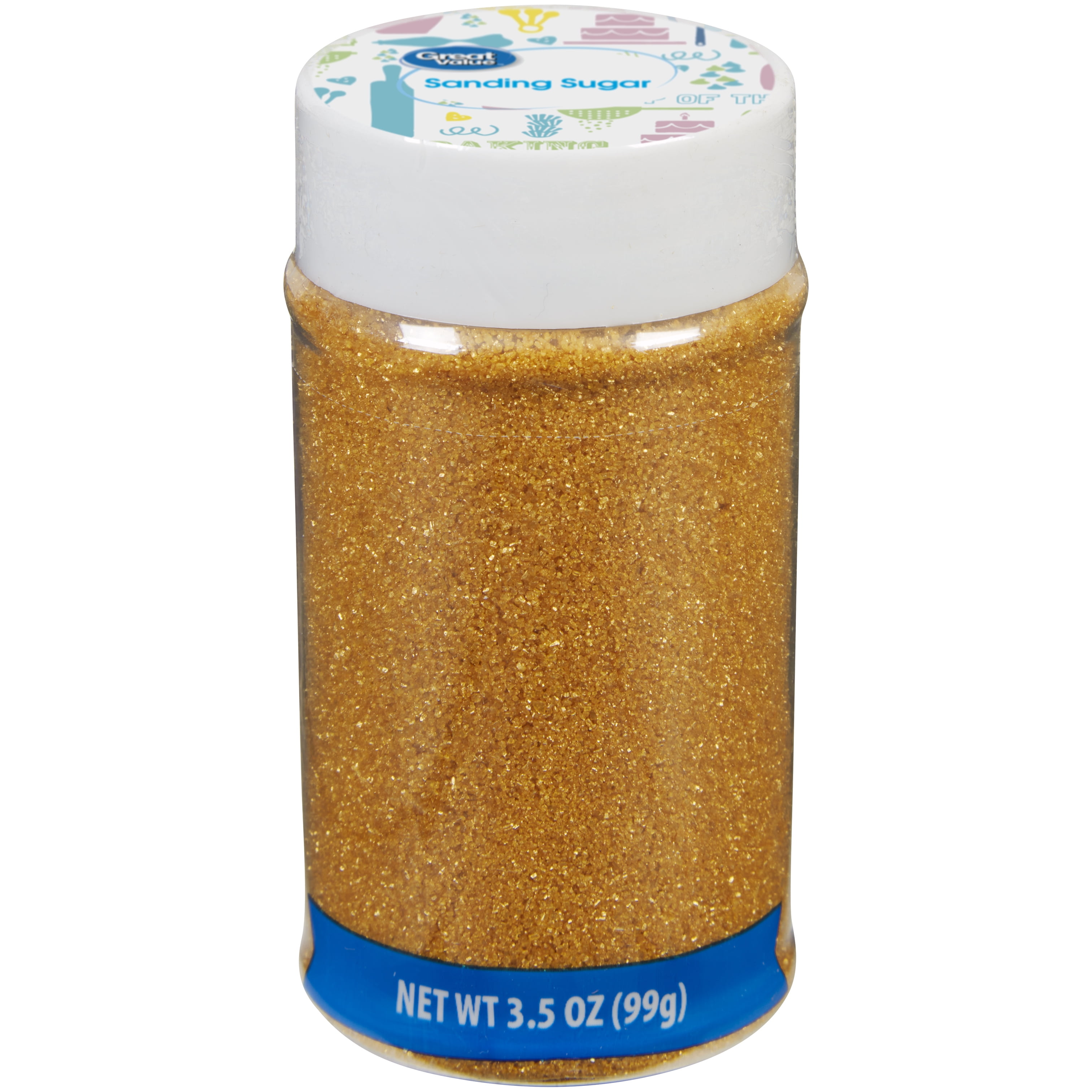 Great Value Gold Sanding Sugar, 3.5 oz