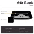 thumbnail image 3 of MR Direct 640 Black Vessel Sink Ensemble with an Antique Bronze finish 731 faucet and pop-up drain., 3 of 7