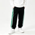 thumbnail image 2 of CONZONE Boys Baggy Sweatpants Wide Leg Sweat Pants for Child Elastic Waist Drawstring Back To School Fall Winter Athletic Jogger Pants with Pockets, 2 of 9