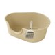 thumbnail image 4 of Caja de arena para gatos jinwen orinal portátil a prueba de salpicaduras beige, 4 of 8