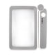 thumbnail image 1 of Lupa de mano plegable con 10 luces LED y carga USB | Aumento 3X para lectura | Lente grande de 13 x 11,4 cm para libros, periódicos y letra pequeña | Portátil para personas mayores y con baja visión, 1 of 6