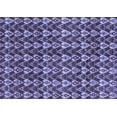 thumbnail image 1 of Ahgly Company Machine Washable Indoor Rectangle Abstract Blue Modern Area Rugs, 2' x 4', 1 of 4