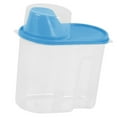 thumbnail image 2 of Sealed Jar with Lid Food Storage Dispenser Container PP Kitchen Rice Cereal Bean Preservation Box  1.9L  Blue, 2 of 9