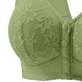 thumbnail image 5 of XRoczxe Women Front Closure Lace Bra Wide Shoulder Straps Wire Free Supportive Non Sag Comfort Everyday Underwear Multiple Solid Colors, 5 of 5