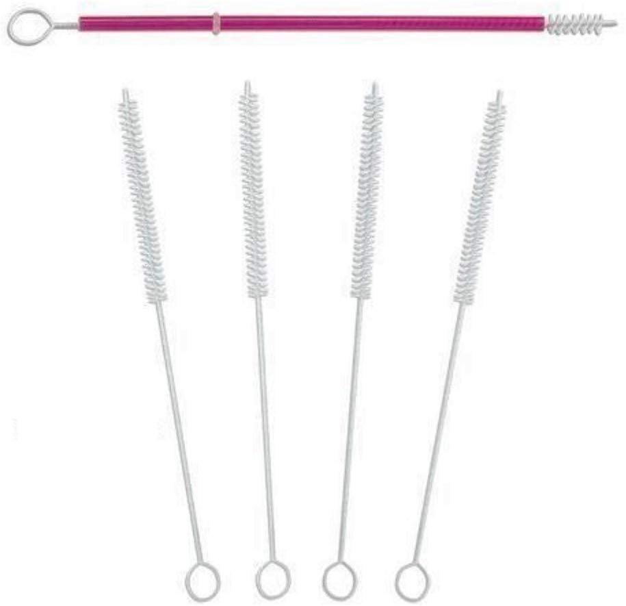 Straw Brush Cleaner Set of 4 Natural Long Brushes for Cleaning