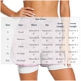 thumbnail image 3 of Womens Pink Floral 2 In 1 Athletic Shorts, Drawstring Workout Gym Running Yoga Shorts With Built In Compression Liner,Size XL, 3 of 7