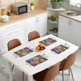 thumbnail image 3 of Starfish Beach Table Mats Placemat 12"x18" Coastal Beach Ocean Placemats Set of 4 Ocean Marine Placemats for Dining Table Indoor Outdoor Kitchen Nautical Decor Table Place Mats, 3 of 4