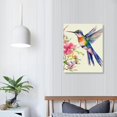 thumbnail image 3 of ONETECH Hummingbird Canvas Wall Art for Bathroom Office, Hummingbird Paintings Wall Decor for Home Living Room Bedroom, Hummingbird Pictures Framed Artwork Ready to Hang 16x20in, 3 of 4