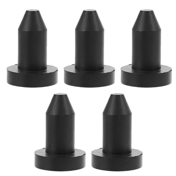 MELIVO 5Pcs Kayak Scupper Plugs Drain Hole Stoppers Rubber Marine Drain Plug for Small Boats Anti-Leak Easy to Install Plugs
