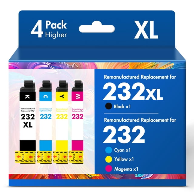 Paquete combinado de cartuchos de tinta Cool Toner 232XL 232 para Epson