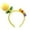 D, variant on Cute Flower Headbands Novelty Spa Headband Funny Headbands Cute Flower for Kids Cute Flower Headband Double Flower Pink + Yellow Holiday Birthday Cute Flower Headband Children's Creative Fun