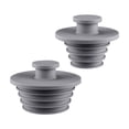 thumbnail image 2 of Universal Bathtub Drain Stopper Silicone Tub Stopper 2 Pack Grey Drain Plug for Bathroom Sink Shower Drain Seals Tightly for Home Bathroom Use, 2 of 6