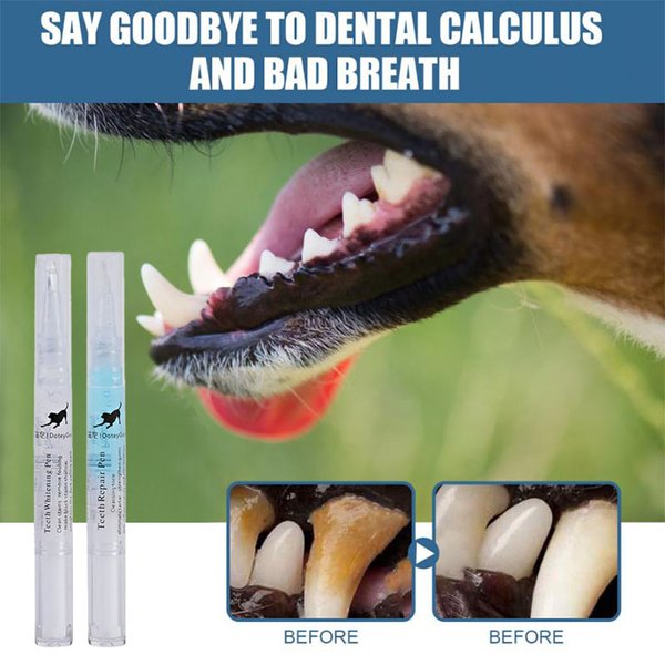 Natural Plant Substance Cat & Dog Teeth Repairing Kit,Dental Pen 5ml
