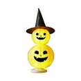 thumbnail image 2 of CQCYD under $5 Halloween Pumpkin Decorations, Pre-Lit Collapsible Jack-o-Lantern Glowing Witch Hat Pumpkin Stack, Pop Up Pumpkin Decor for Indoor Outdoor Yard, Party, Halloween Fall Holiday, 2 of 6