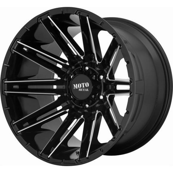 Fits 2004-2023 Ford F-150 Moto Metal Wheels Wheel MO99821063318N MO998 Kraken; 60 Degree Conical Seat Lug; -18 Millimeter Offset; 4.79 Inch Backspacing; 87.10 Millimeter Center Bore; 10 Double Spoke