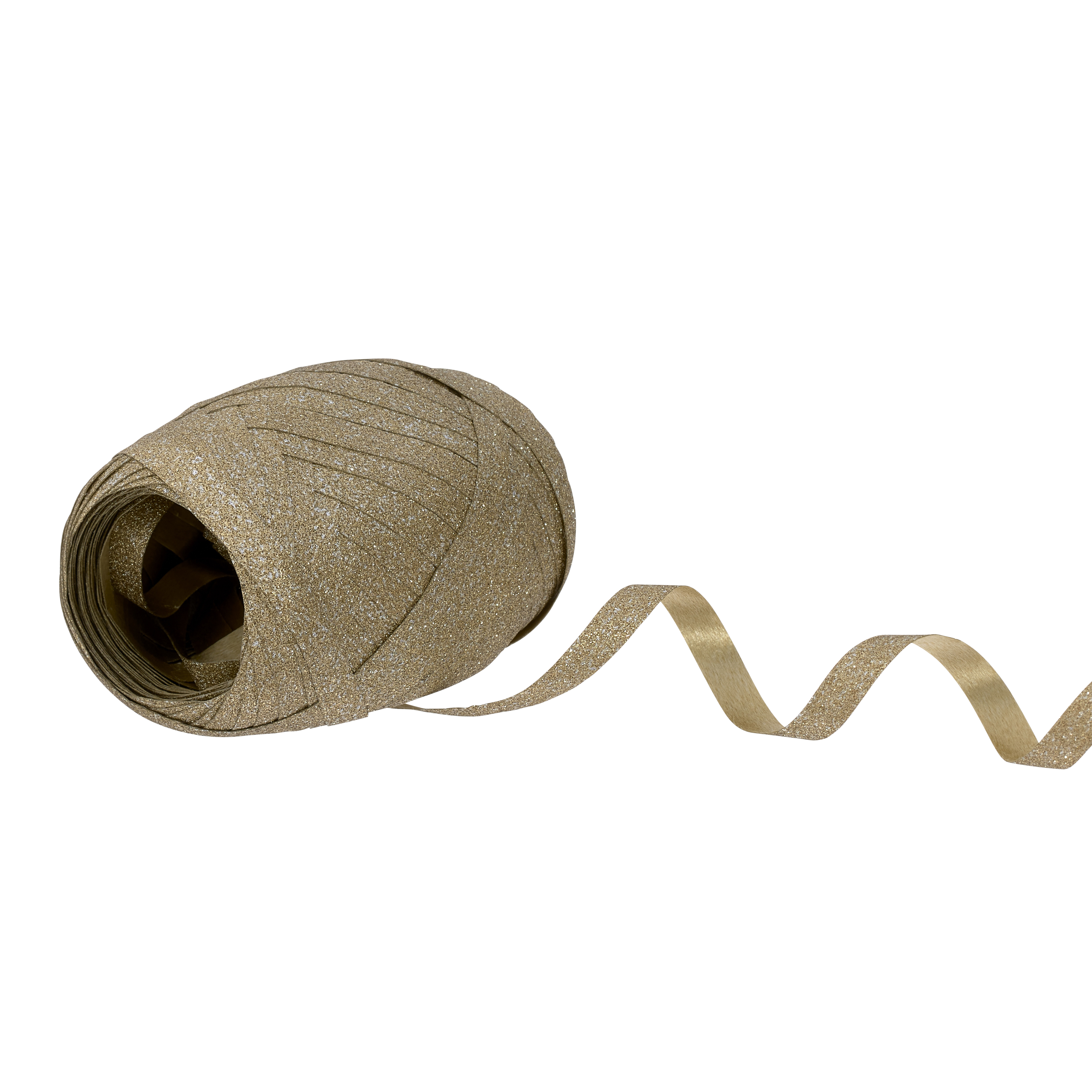 18 Pack: 66ft. Gold Glitter Ribbon Keg by Celebrate It