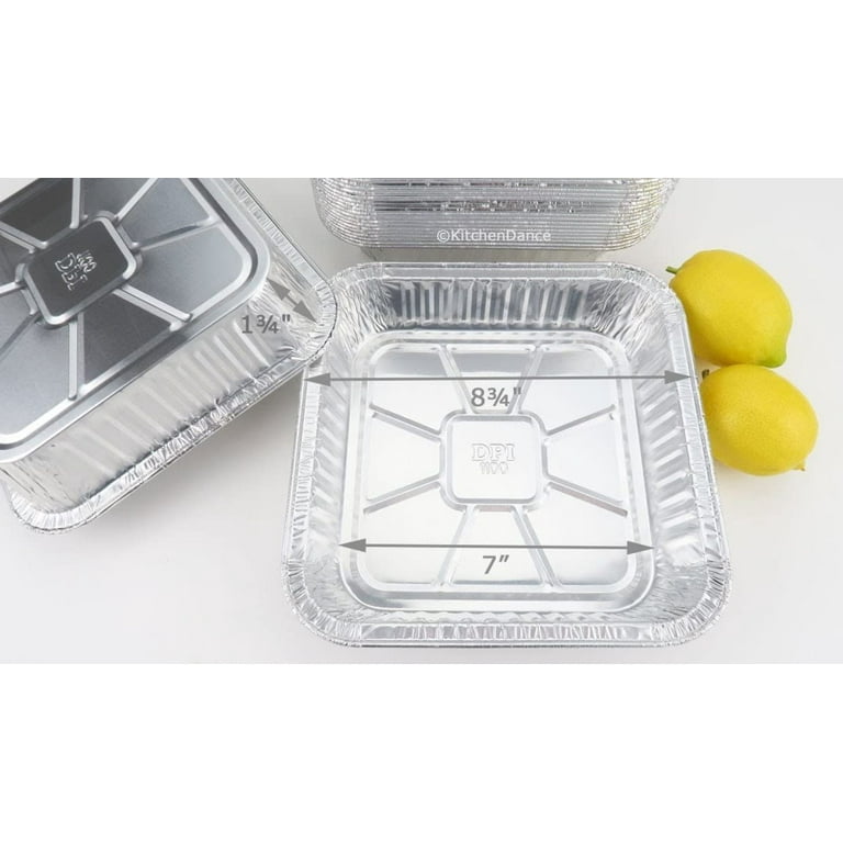 9 Disposable Aluminum Square Foil Cake Pan #1100NL