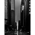 thumbnail image 2 of Carson, Brian 25x32 Black Ornate Wood Framed with Double Matting Museum Art Print Titled - Downtown Toronto Fogfest No 32, 2 of 4