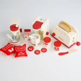 thumbnail image 5 of Set Pretend Play para niños, juguete de madera para cocina con cafetera, 5 of 5