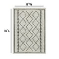 thumbnail image 4 of Flash Furniture Rectangular Bohemian Ivory Area Rug, 8' x 10', 4 of 8