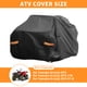 thumbnail image 2 of Funda para ATV para Yamaha Grizzly EPS Impermeable Funda para Cuatrimotos Yamaha Grizzly EPS LTD/EPS XTR Protección Almacenamiento al Aire Libre Sol Lluvia 210D-PU Negra, 2 of 6