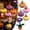 A, variant on Ailezt Halloween Decor Knitted Halloween Desktop Ornament Home Festive Pumpkin Figurine Cute Shelf For Holiday Party