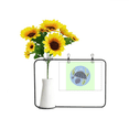 thumbnail image 1 of Algas marinas pelágicas Tarjeta de bendición de jarrón de girasol artificial, 1 of 3