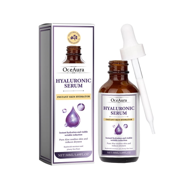 Fiudx Ofertas Del Día Suero Hialurónico Para Rostro Hidratante Facial Hidratante Producto Para El Cuidado De La Piel Facial Suero Envejecido Para Arrugas Faciales Líneas Finas Oscuras Piel Seca 50 Ml