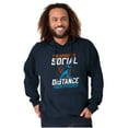 thumbnail image 4 of Going to Social Distance Your Pitches Men's Big & Tall Graphic Hoodie Brisco Brands 5X, 4 of 5
