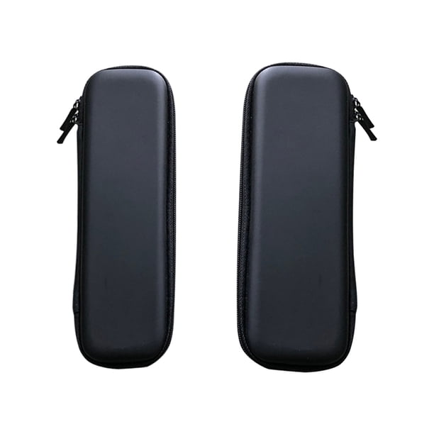 EeaseMX Bolsa multifunción para brochas de maquillaje, 2 unidades, para viaje (negra)