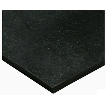 

Gordon Glass 0.020 Thick Black 6 x 6 Silicone Rubber Sheet with Plain Back for Flame Resistant Applications