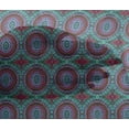 thumbnail image 4 of oneOone Viscose Chiffon Fabric Floral Mandala Block Print Fabric BTY 42 Inch Wide, 4 of 4