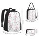 thumbnail image 2 of Balery Cute Poodle Dog Mochila escolar 3 en 1 para niños: mochila resistente con lonchera térmica y estuche para lápices. Mochila escolar para niños y niñas., 2 of 7