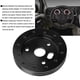 thumbnail image 2 of Adaptador de cubo de liberación rápida del volante Kit de jefe a presión Volante universal para otorgar 3 orificios Almohadilla espaciadora de cubo de 0,5 pulgadas para adaptador de 6 orificios(negro) Ecomeon no, 2 of 5