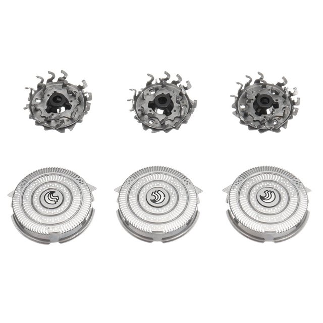 Ensemble de 3 Lames de Tête de Rasoir de Rechange HQ9 pour Philips SpeedXL SmartTouchXL HQ9