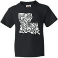 thumbnail image 3 of Inktastic Louisiana Silhouette Mandala Youth T-Shirt, 3 of 5