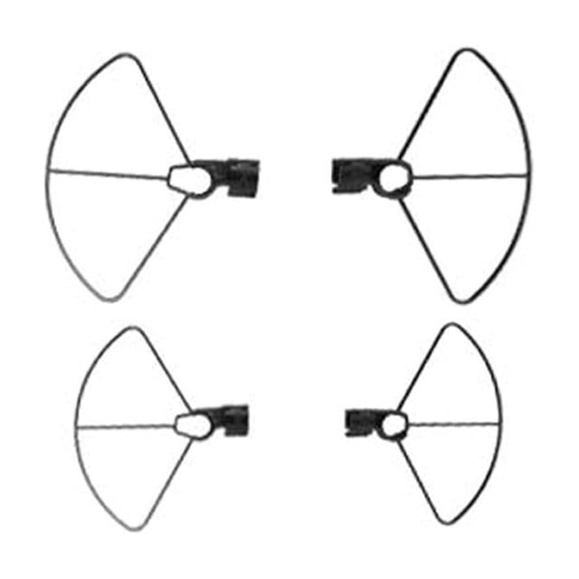 Durable Propeller Guard Anti-Collision Protective Cover for DJI Mini Drones, Lightweight Plastic Prop Protection Accessory, Quick Release Design (Orange/Gray/Black)