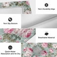 thumbnail image 5 of Vintage Spring Floral Outdoor Rug 6x9 Ft, Non Slip Washable Area Rug, Botanical Summer Pink Green Patio Rugs Carpet Runner, Large Floor Mat for Indoor/Outdoor Deck Porch Camping, 5 of 8