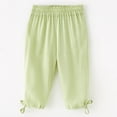 thumbnail image 2 of LYHaoo Lightweight Kids Long Pants For Boys And Girls Air Conditioning Sun Loose Fit Casual Trousers Boys Pants(Green), 2 of 6