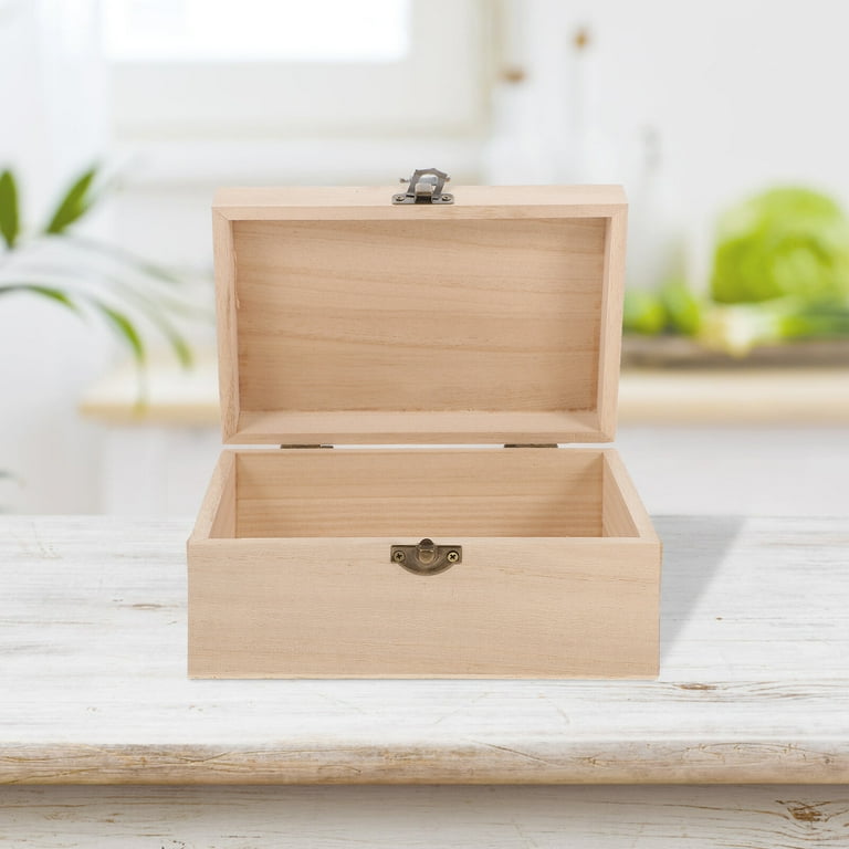 Plain white 2024 wooden box