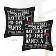 thumbnail image 3 of Bingfone Decorative Pillow Covers 18"X18" Wine Funny Couch Pillow Cases Modern Farmhouse Covers For Couch Sofa Bed, 3 of 9