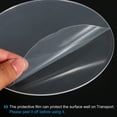 thumbnail image 4 of Uxcell 6" Dia. Acrylic Circles  Round Clear Plastic Sheet Cake Disk Blank Sign for Crafting Painting DIY 4 Pack, 4 of 6