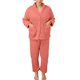 thumbnail image 1 of Gibobby camisón de seda para mujer Conjunto de pijama para mujer, ropa de dormir cálida y esponjosa de manga larga, ropa de dormir térmica con bolsillos (Rosa, XL), 1 of 4