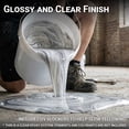 thumbnail image 6 of POURLA 2:1 Top Coat Epoxy Resin for Floor Coating, Sealing and Protecting Concrete, Stone and Coated Floors 3 Gallon Pack, 6 of 7