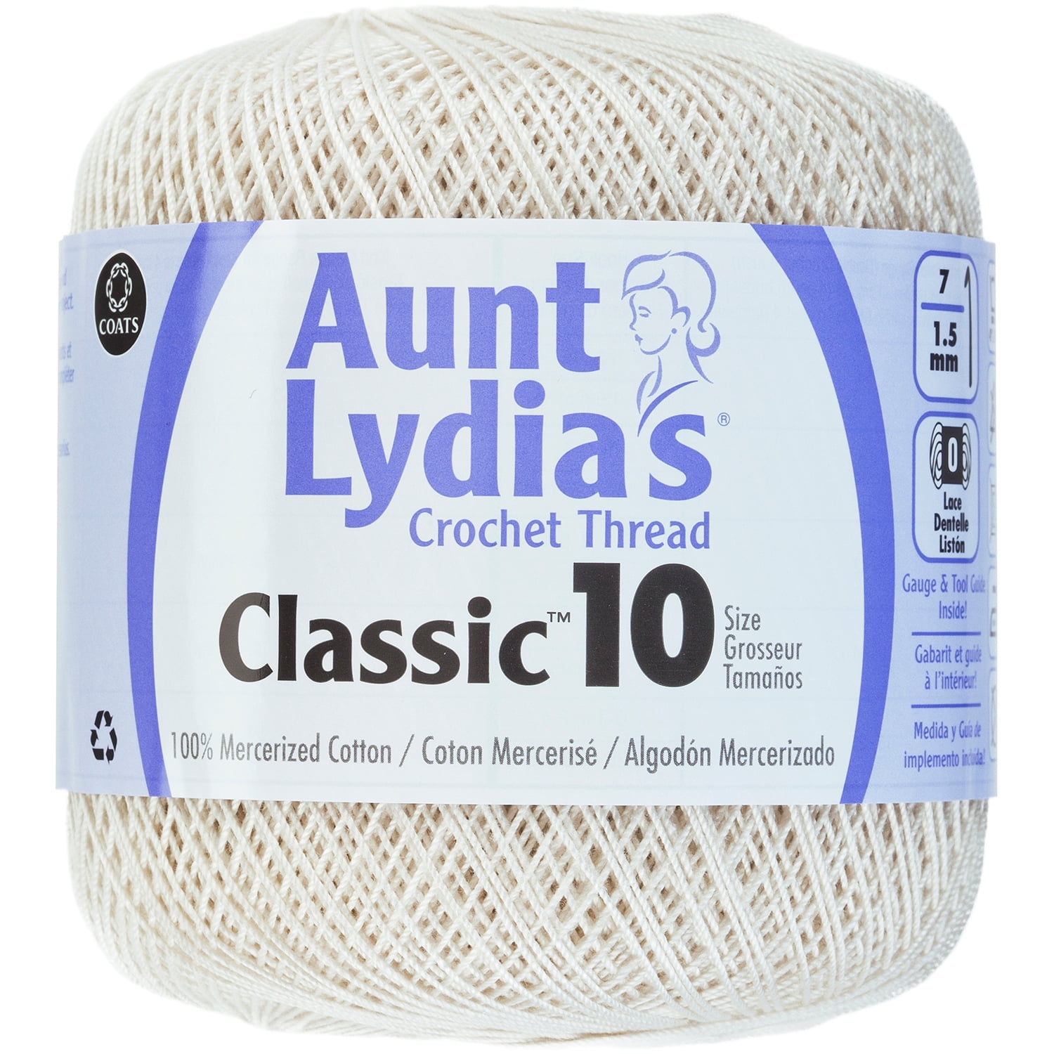 aunt lydia\'s:ever pest aunt lydia's crochet thread - size 10